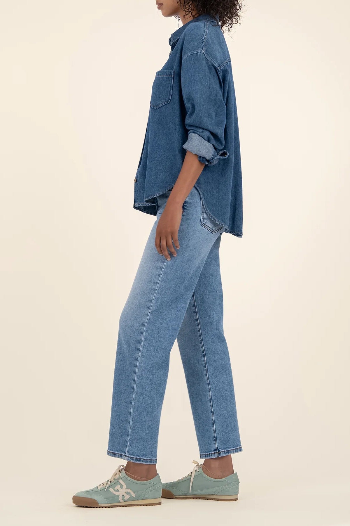 Charlotte High Rise Wide Leg Jean