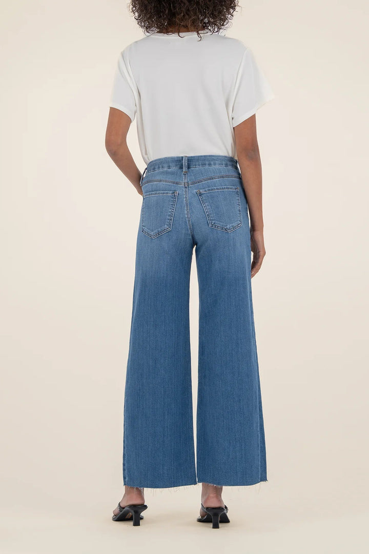 KUT | Meg High Rise Wide Leg Jeans