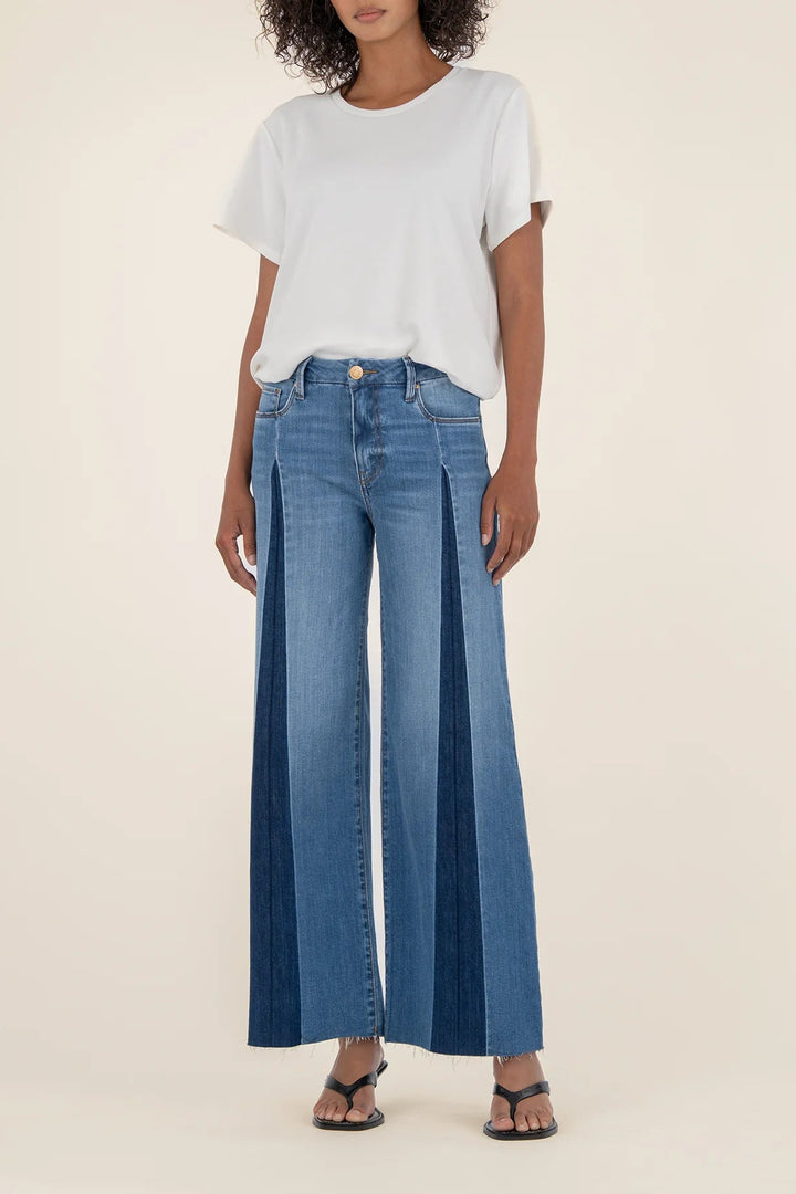 KUT | Meg High Rise Wide Leg Jeans