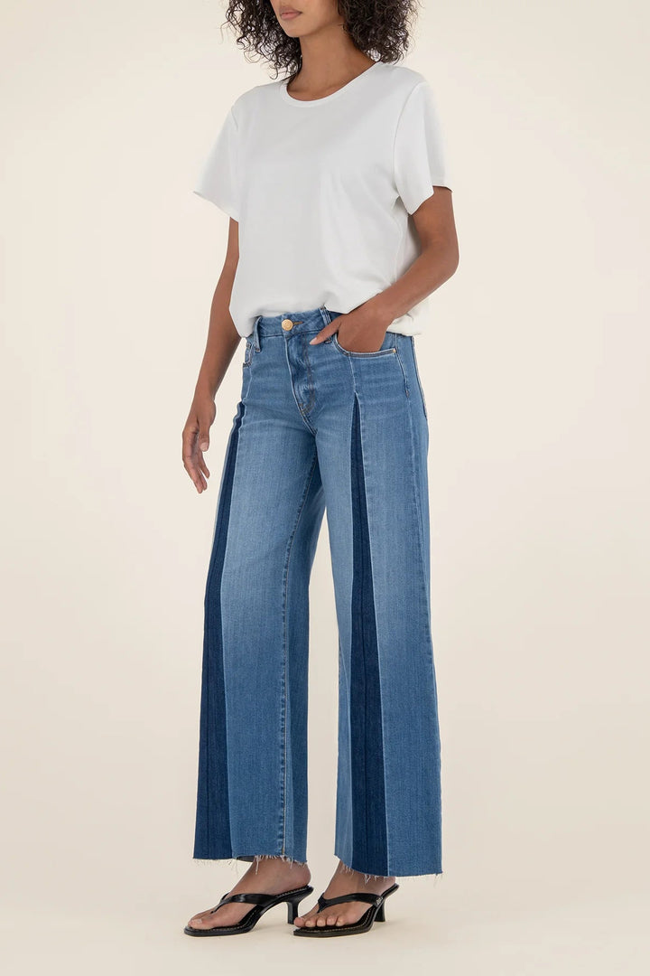 KUT | Meg High Rise Wide Leg Jeans