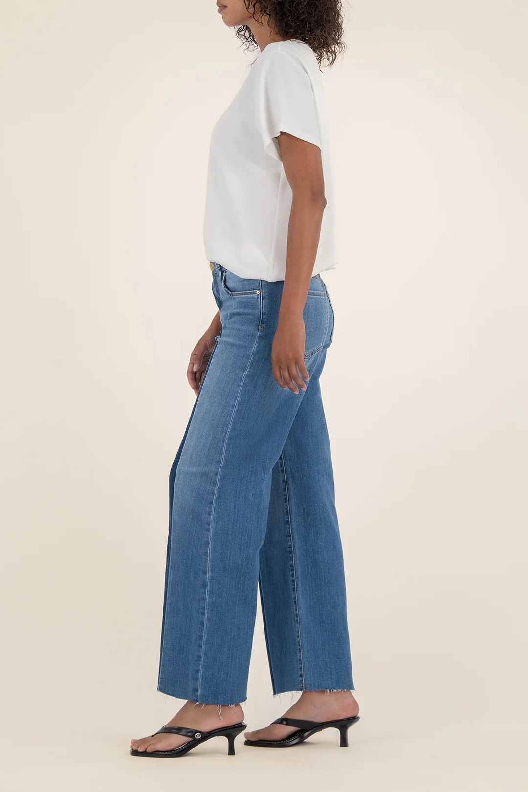 KUT | Meg High Rise Wide Leg Jeans