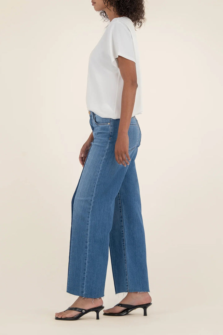 KUT | Meg High Rise Wide Leg Jeans