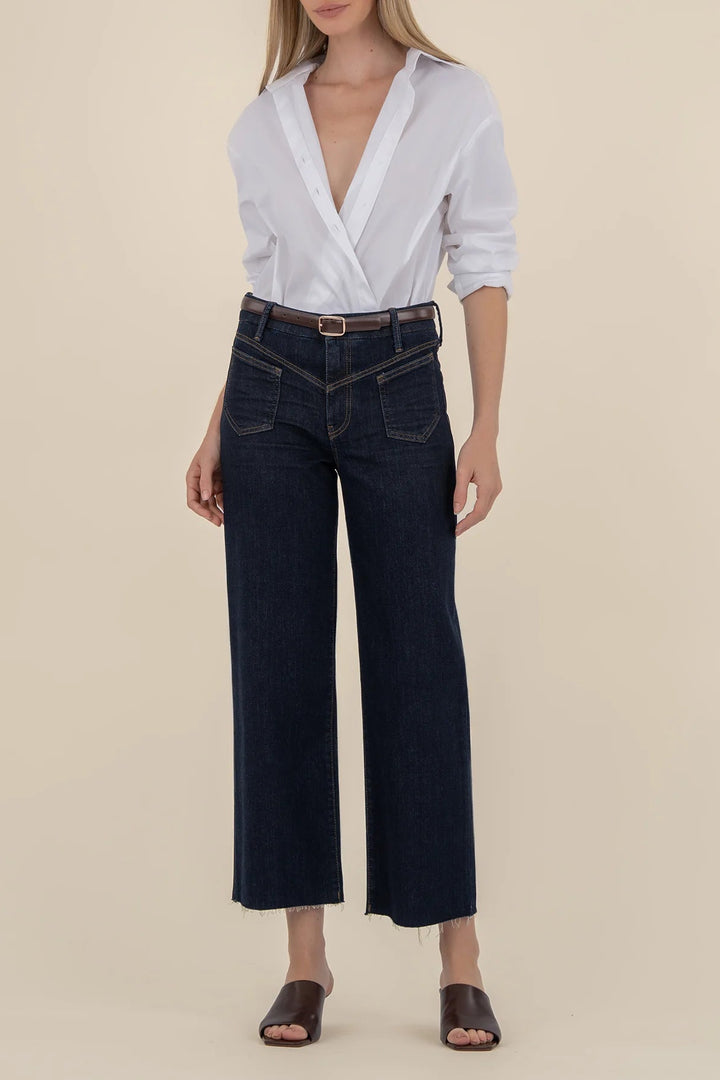 KUT FROM THE KLOTH | CHARLOTTE HIGH RISE WIDE LEG JEANS