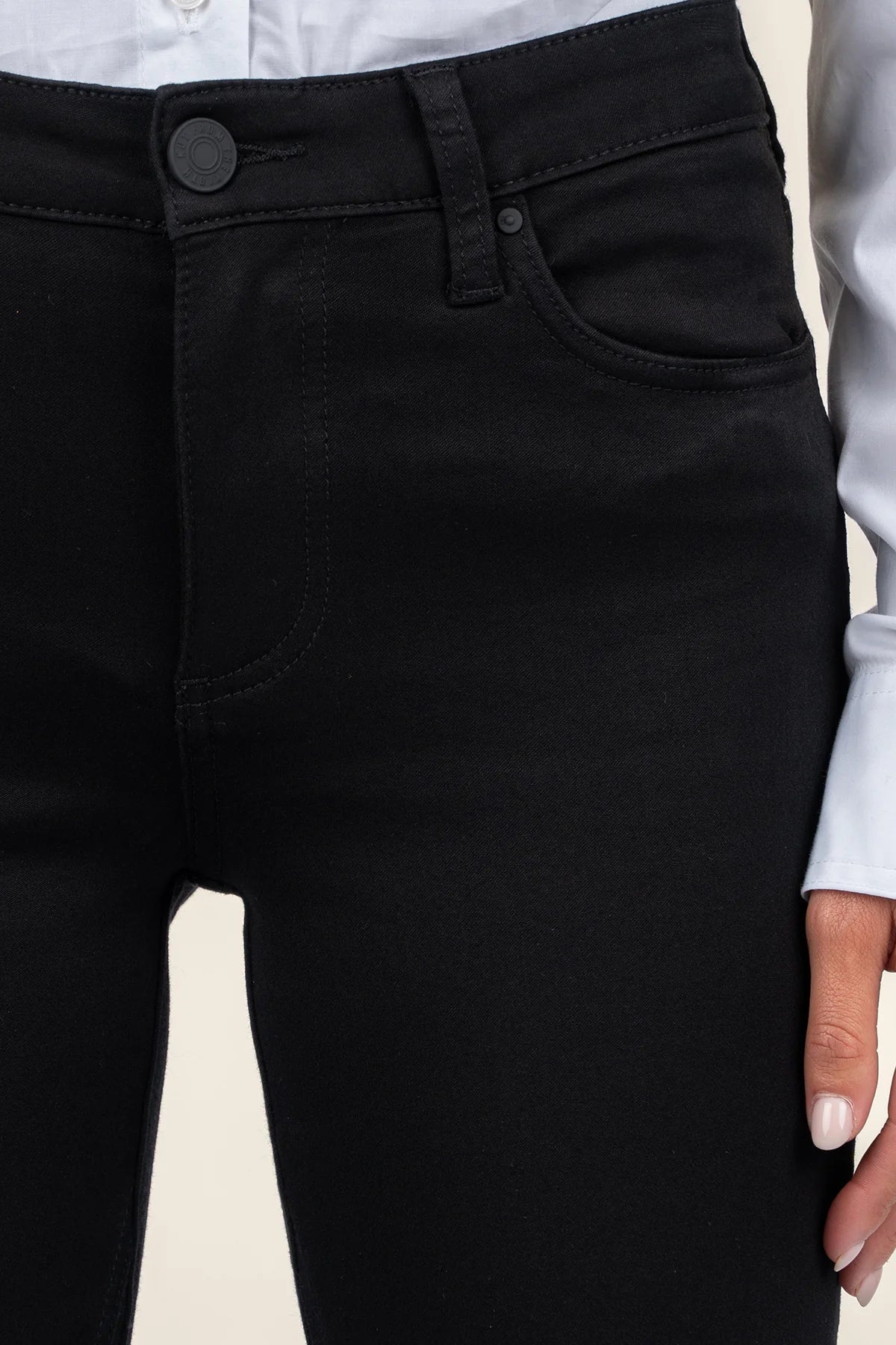 Kelsey Mid Rise Ankle Flare Jean