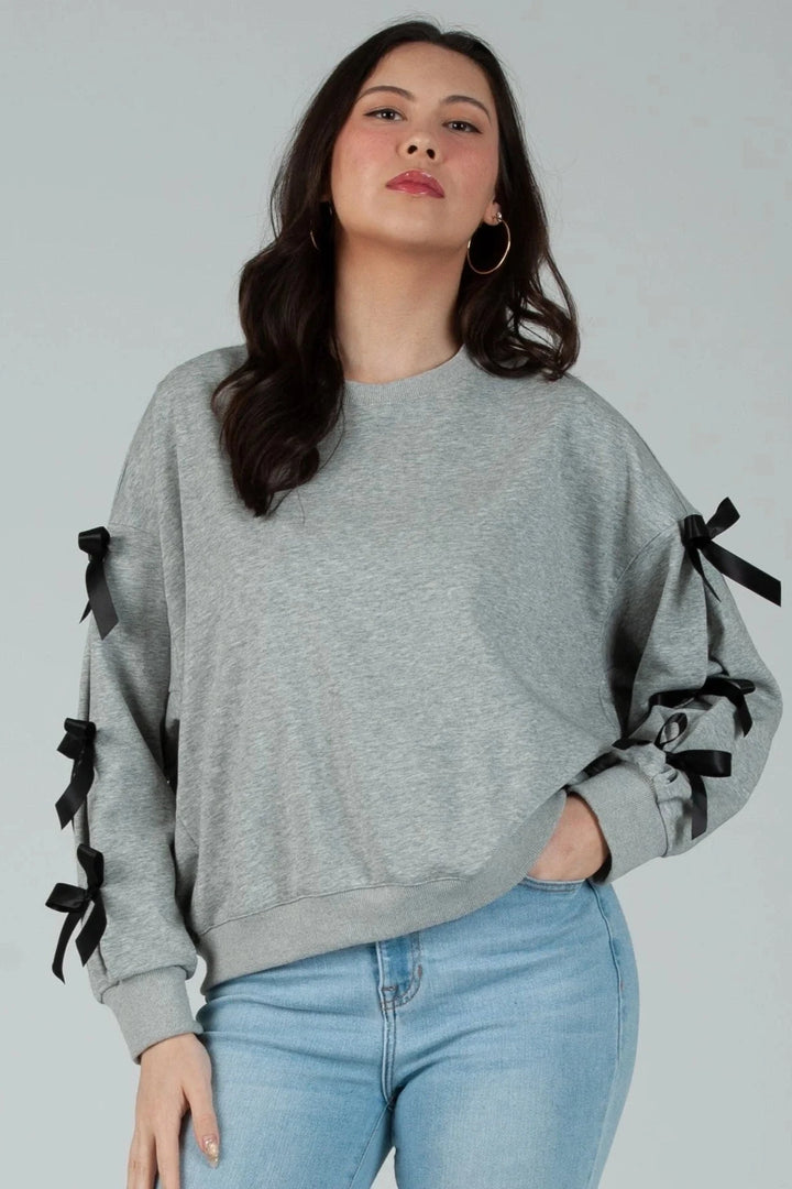 The Luxe Bow Sweatshirt