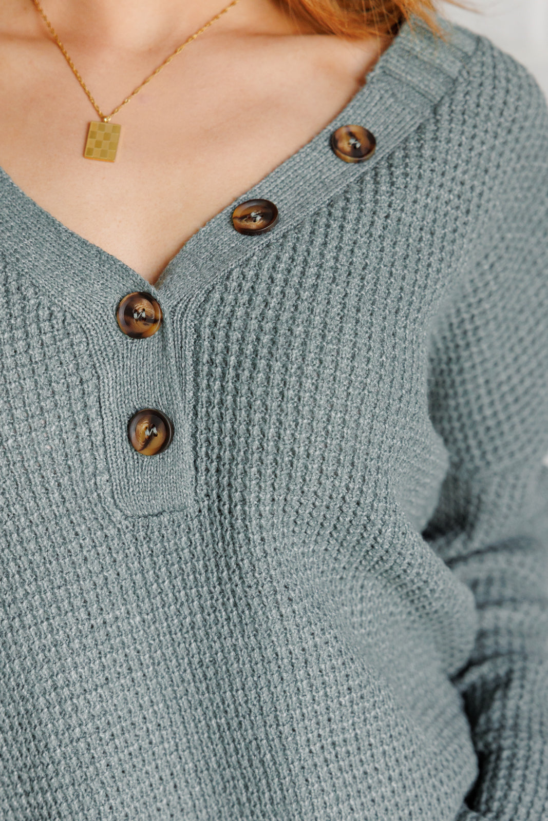 Scenic Drive Sweater in Sage