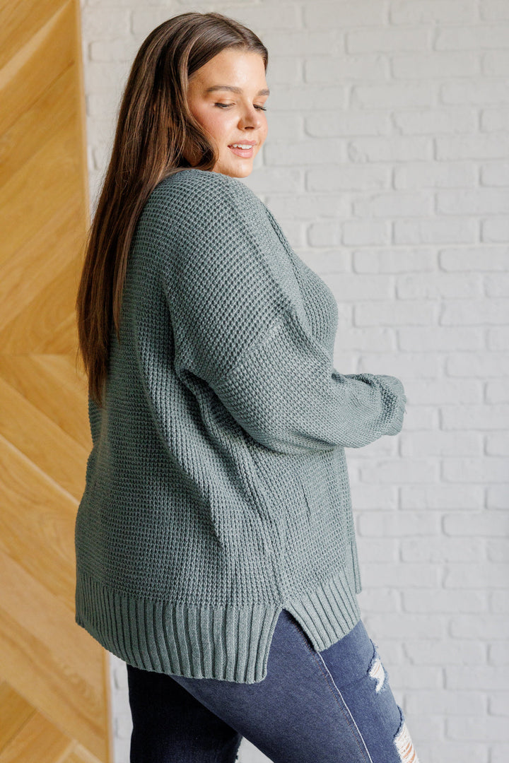 Scenic Drive Sweater in Sage