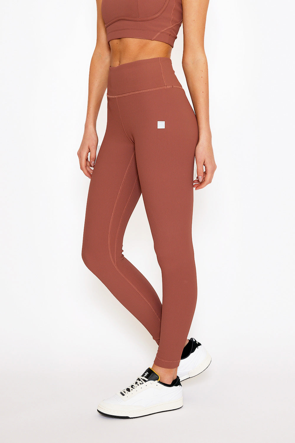 CREAM YOGA: Nancy ribbed legging