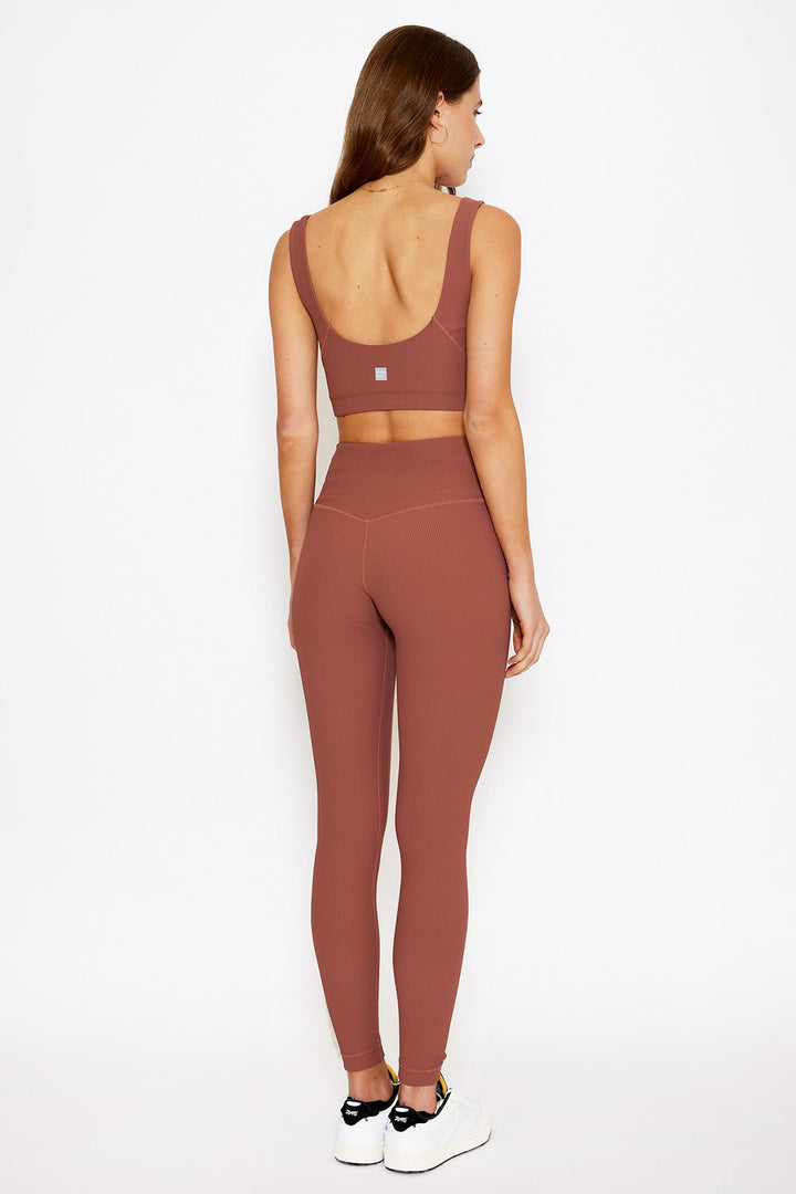 CREAM YOGA: Nancy ribbed legging