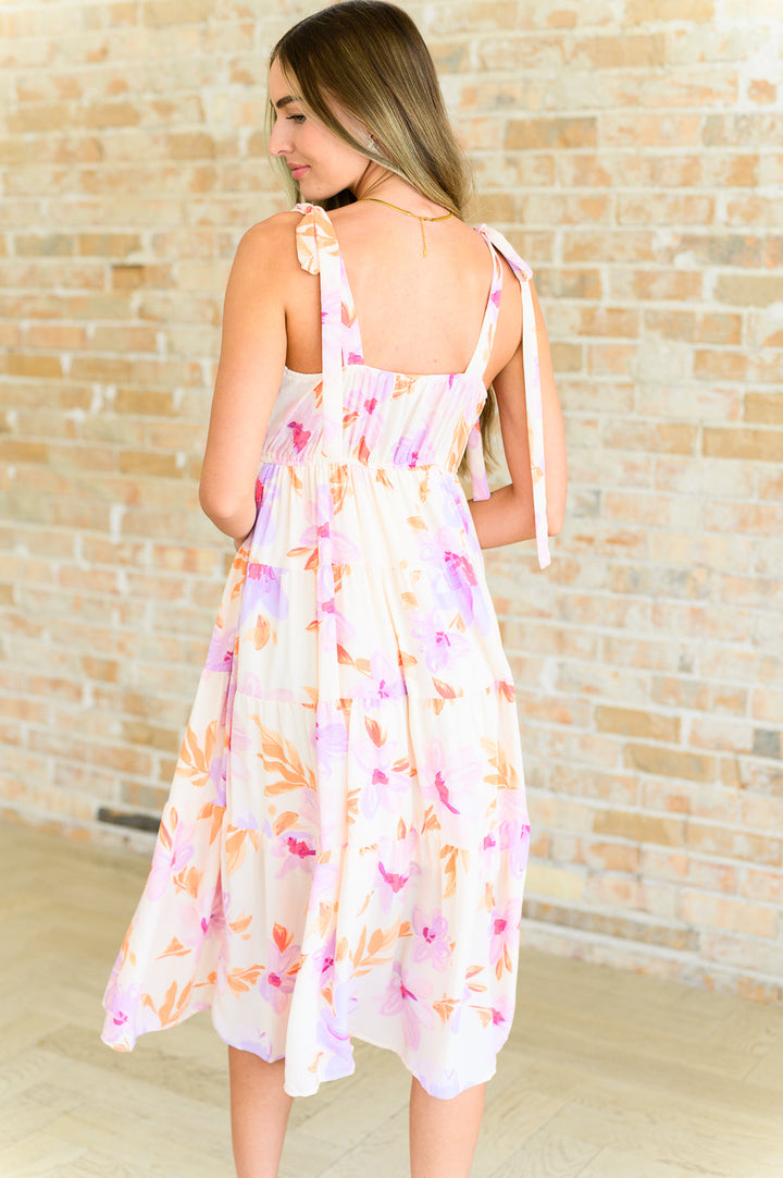 Delaney Floral Midi Dress