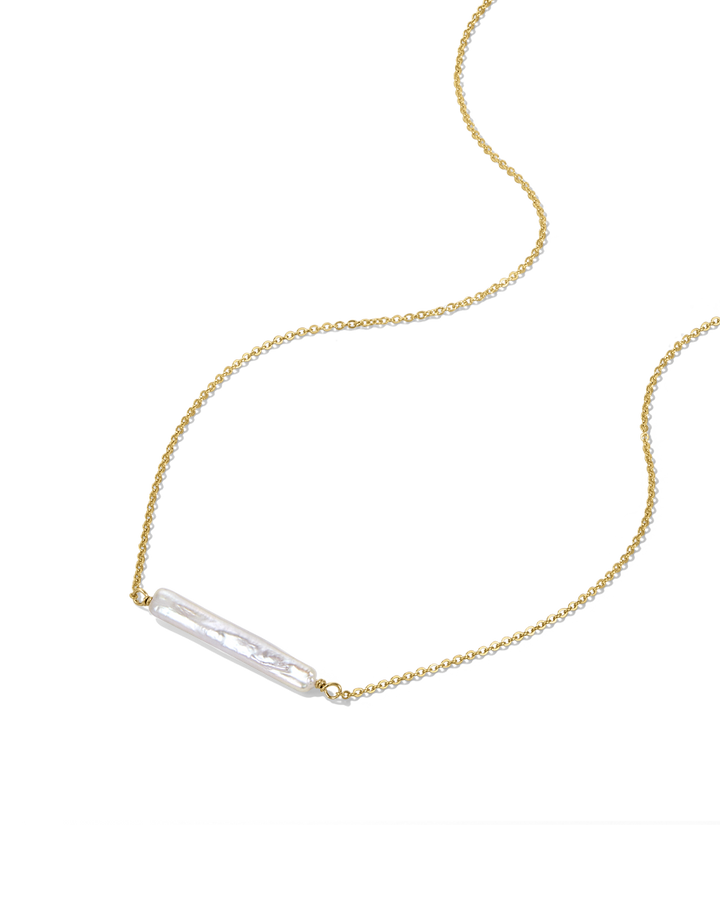 James Michelle: Pearl Bar Necklace