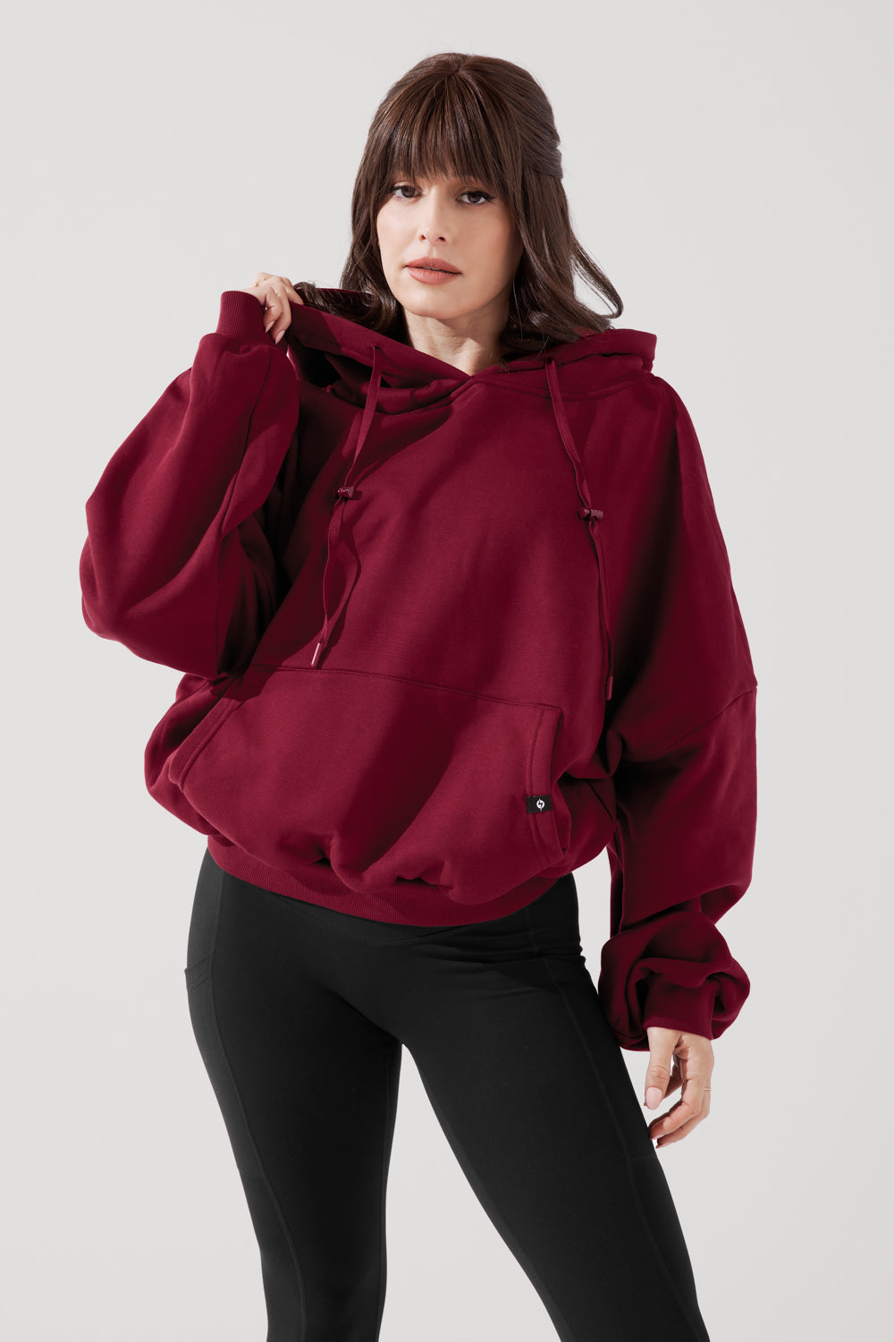 Pullover Cloud Hoodie in Crimson