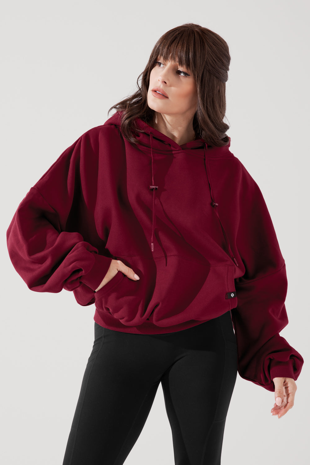 Pullover Cloud Hoodie in Crimson