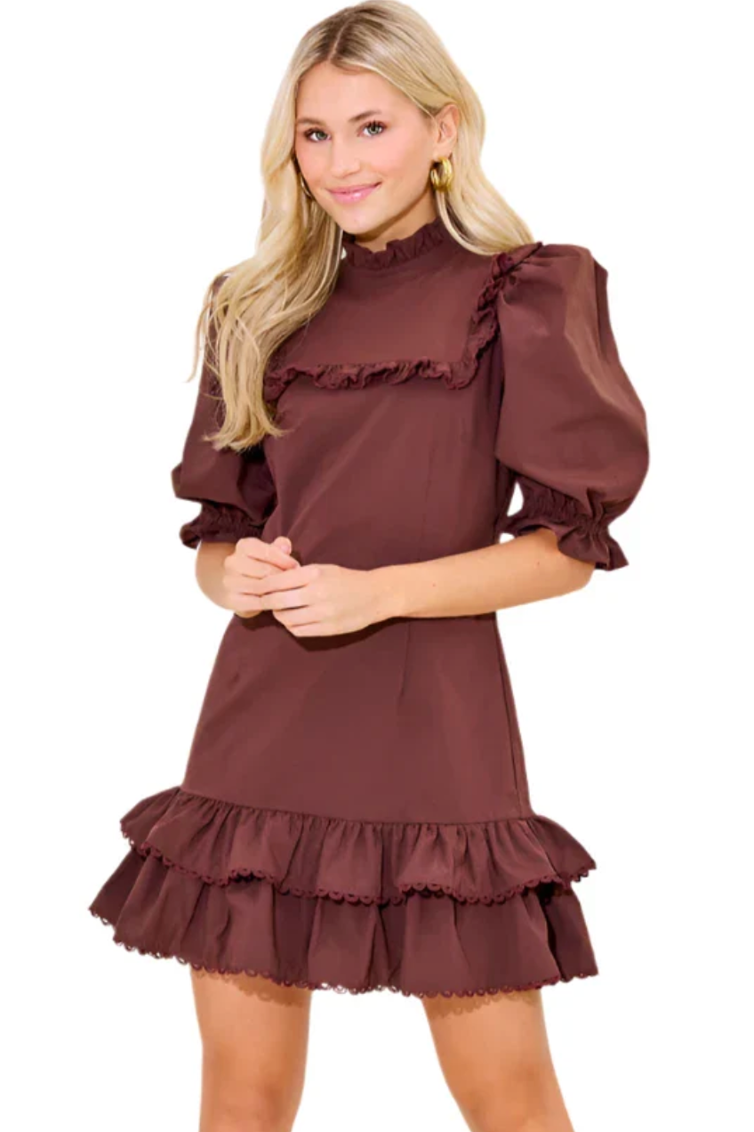 Alden Adair | Murphy Dress in Chocolate