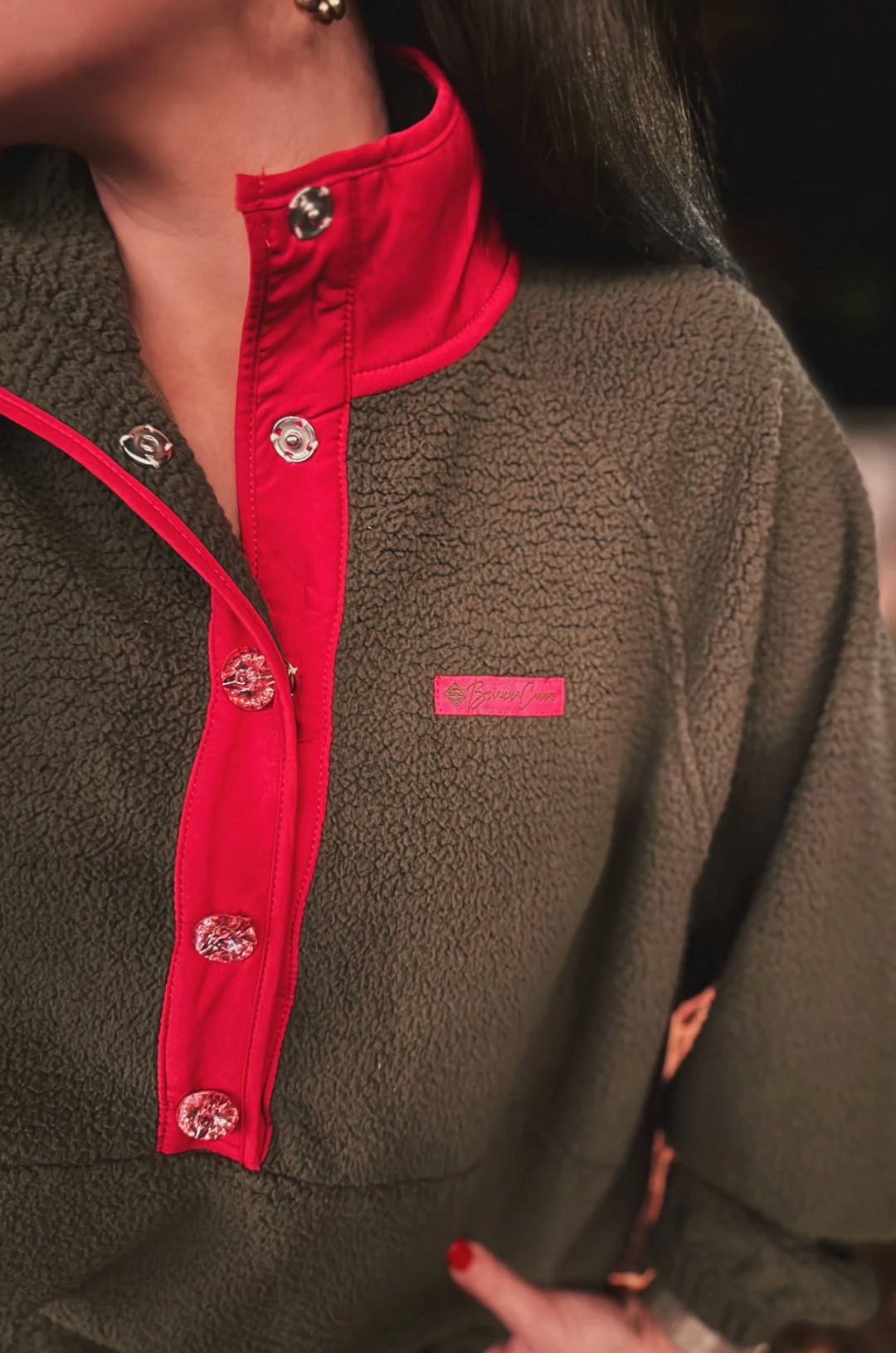 BRIANNA CANNON | GREEN FLEECE SET