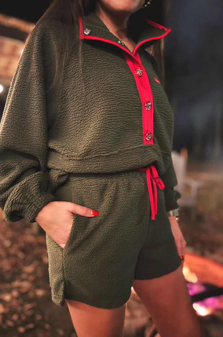 BRIANNA CANNON | GREEN FLEECE SET