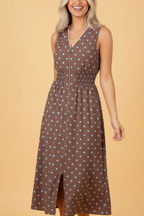 Midnight in Paris Midi Dress