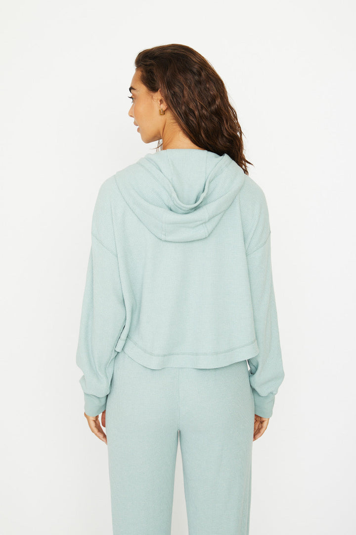 CREAM YOGA: Shana thermal hoodie