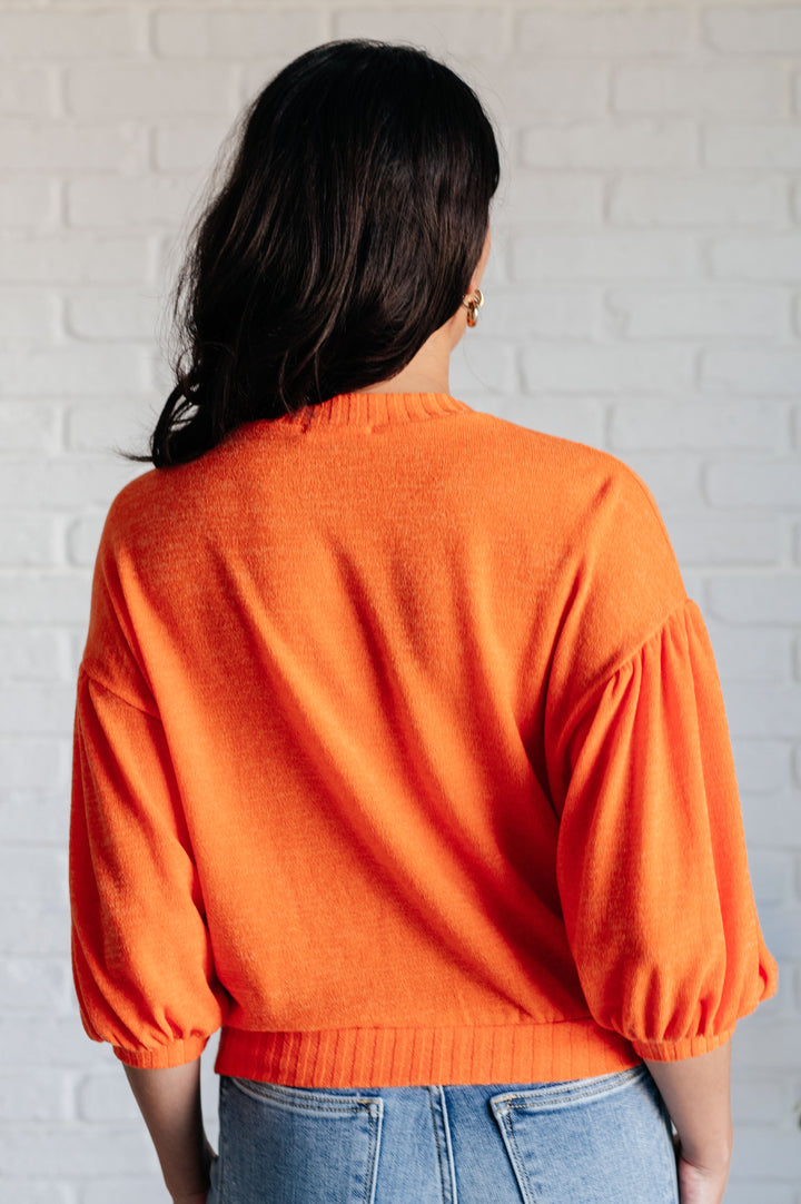 Stillwater Sweater in Orange