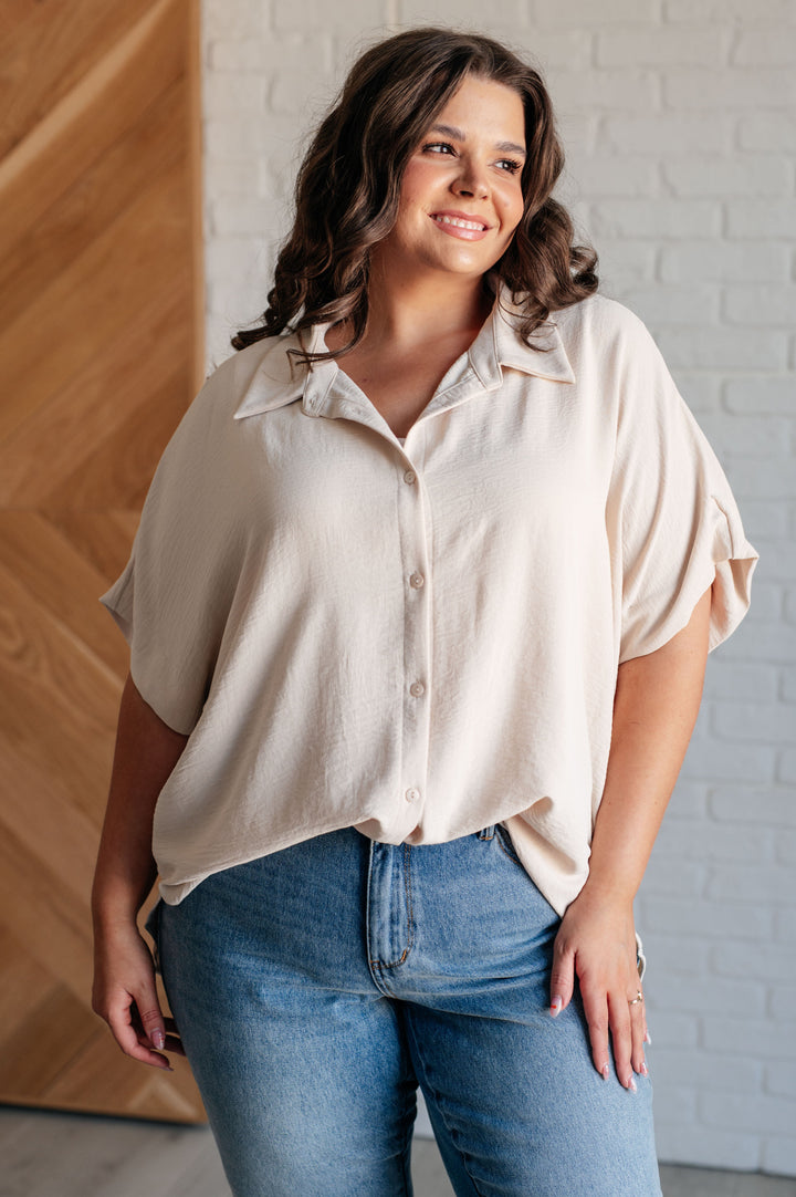 Weekend Getaway Button Down Blouse