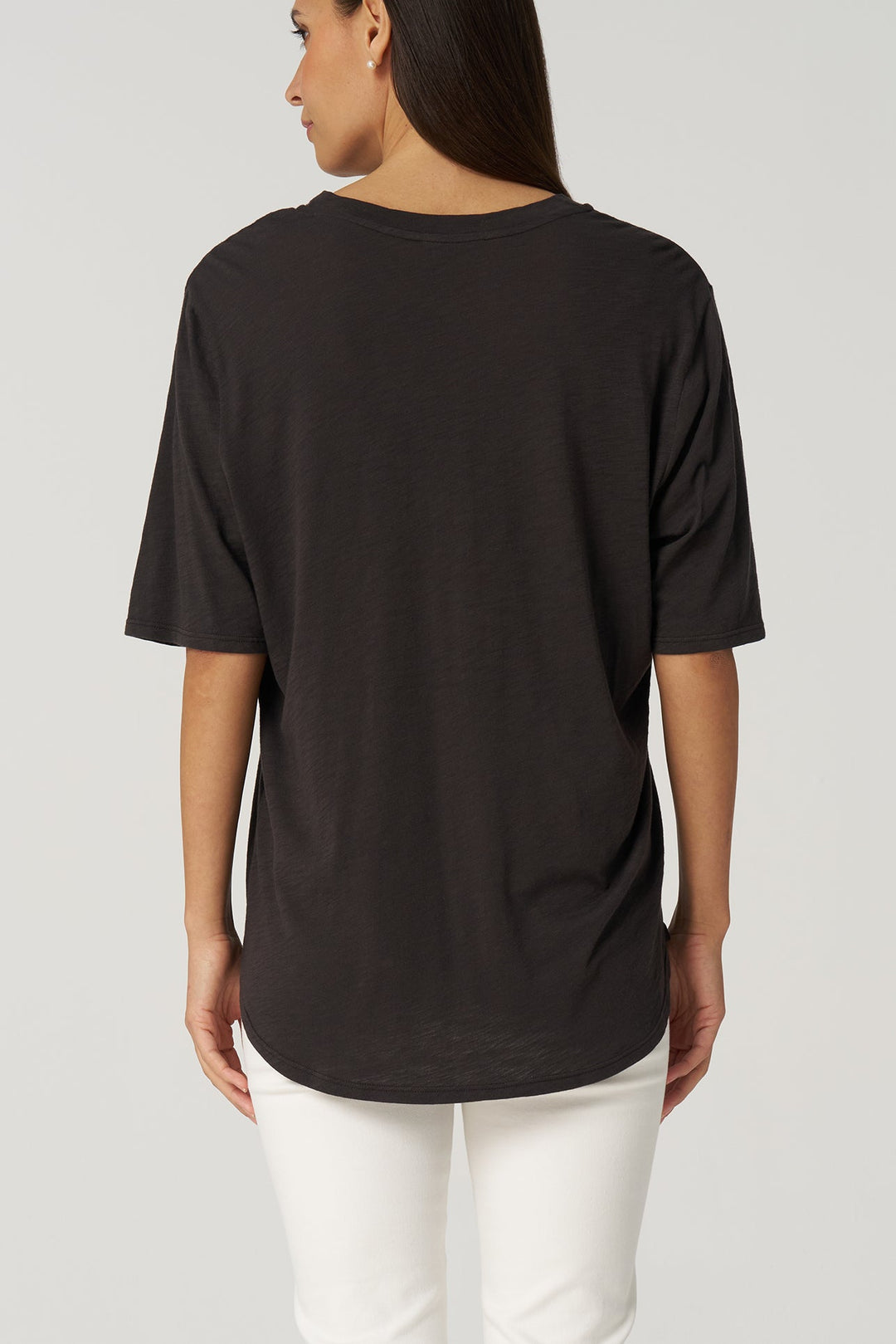 Slub Jersey V-Neck Tee