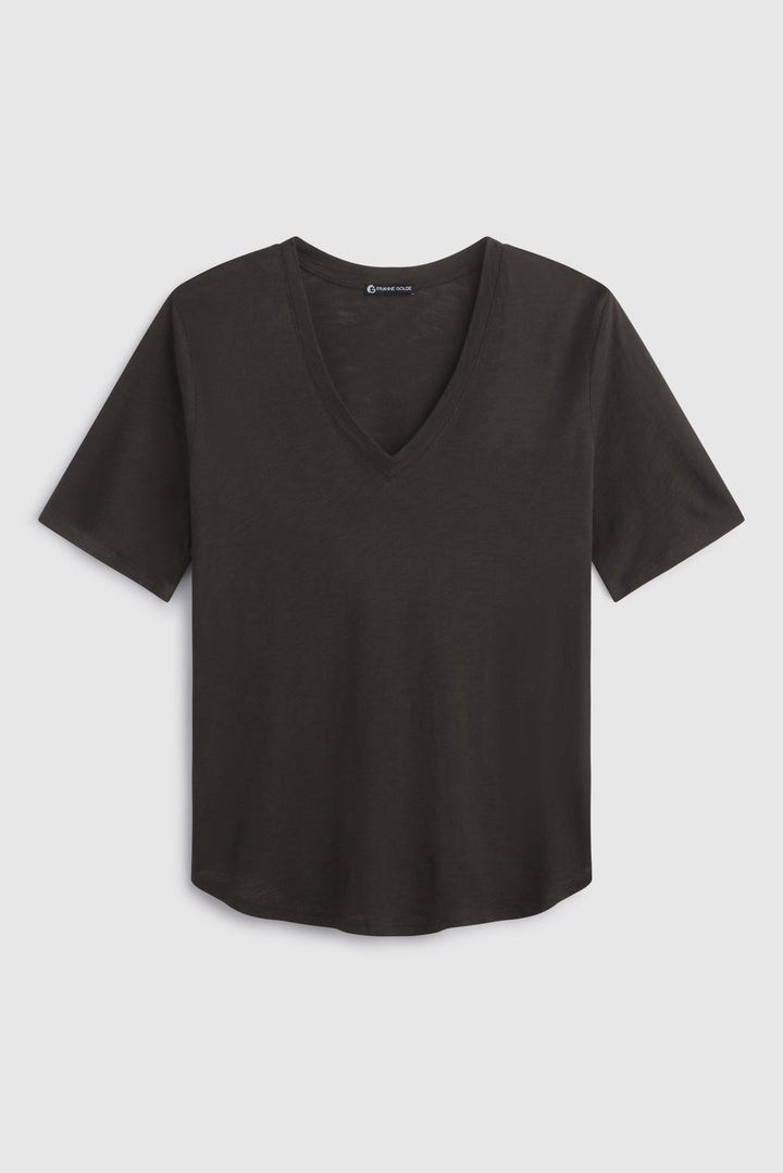 Slub Jersey V-Neck Tee