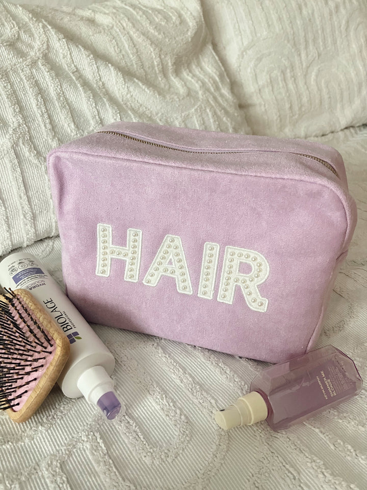 Hair Lilac Terry Cloth XL Bag