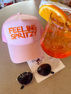 Feeling Spritzy Pink Vintage Trucker Hat