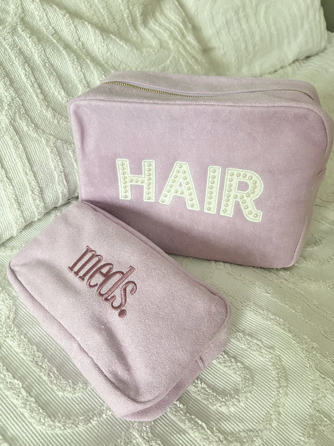 Hair Lilac Terry Cloth XL Bag