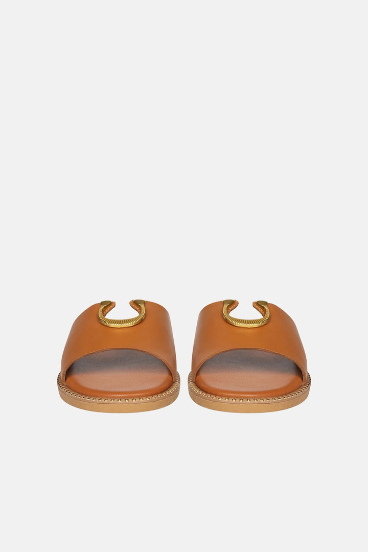 VIVI BLU | NALA SANDALS – COGNAC LEATHER