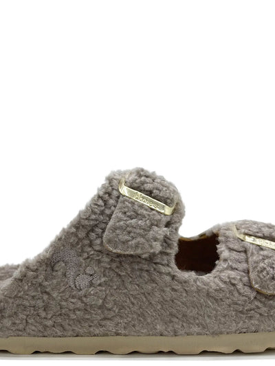 thies 185: Eco Teddy Sandal in Taupe