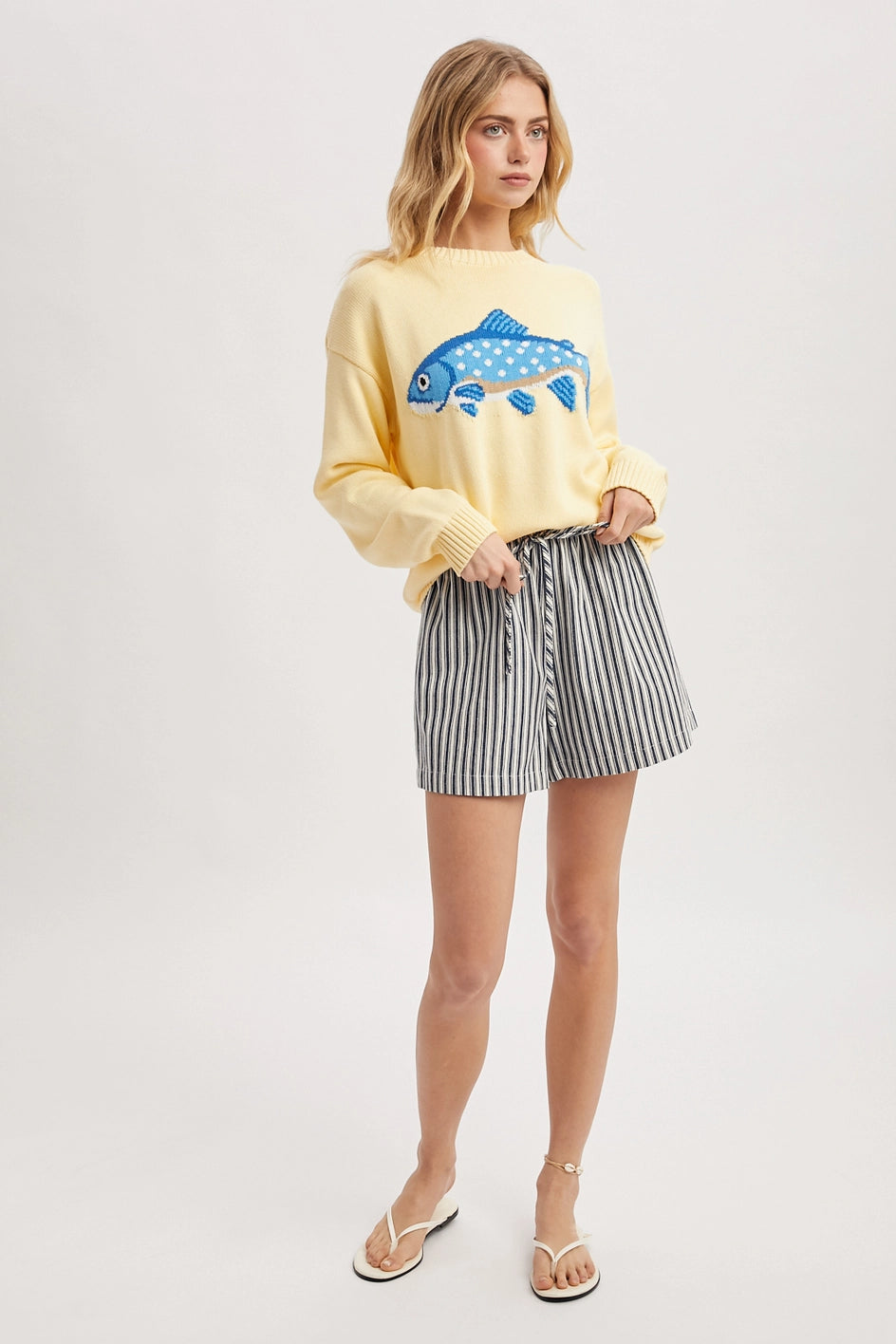 The Americana Stripe Drawstring Shorts