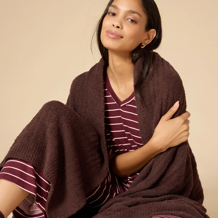 Marshmallow Rib Knit Blanket