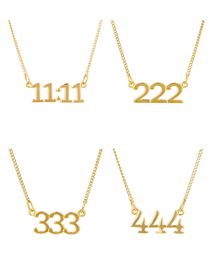 James Michelle: Angel Numbers Necklace