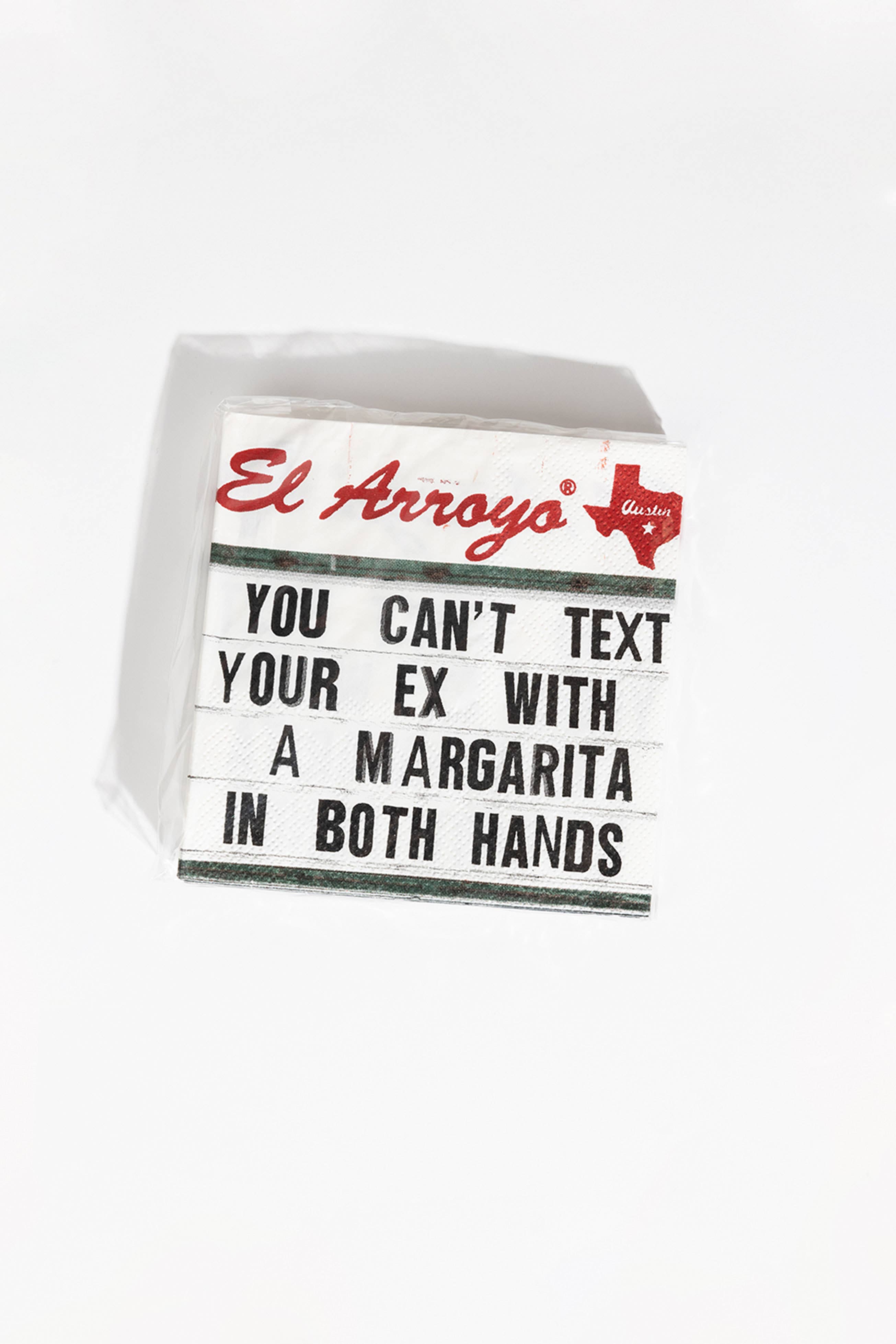 Can't Text Your Ex Cocktail Napkins