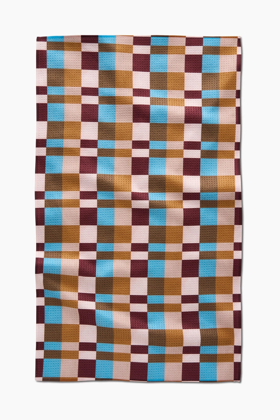 Cozy Day Checkers Tea Towel