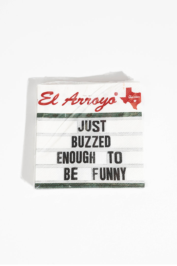 El Arroyo | Cocktail Napkins (Pack of 20) - Buzzed Enough