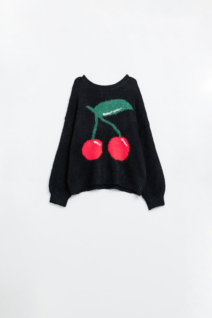 I PICK YOU CHERRY SWEATER