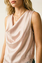 Soft Romance Satin Top