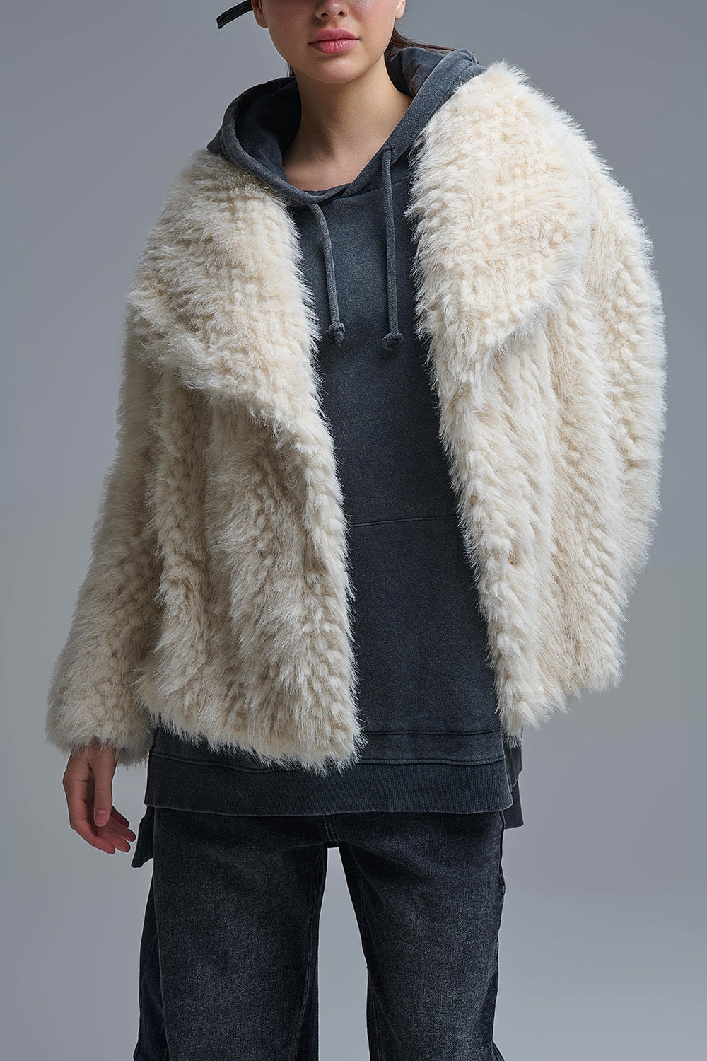 The Cozy Cream Faux Fur Jacket