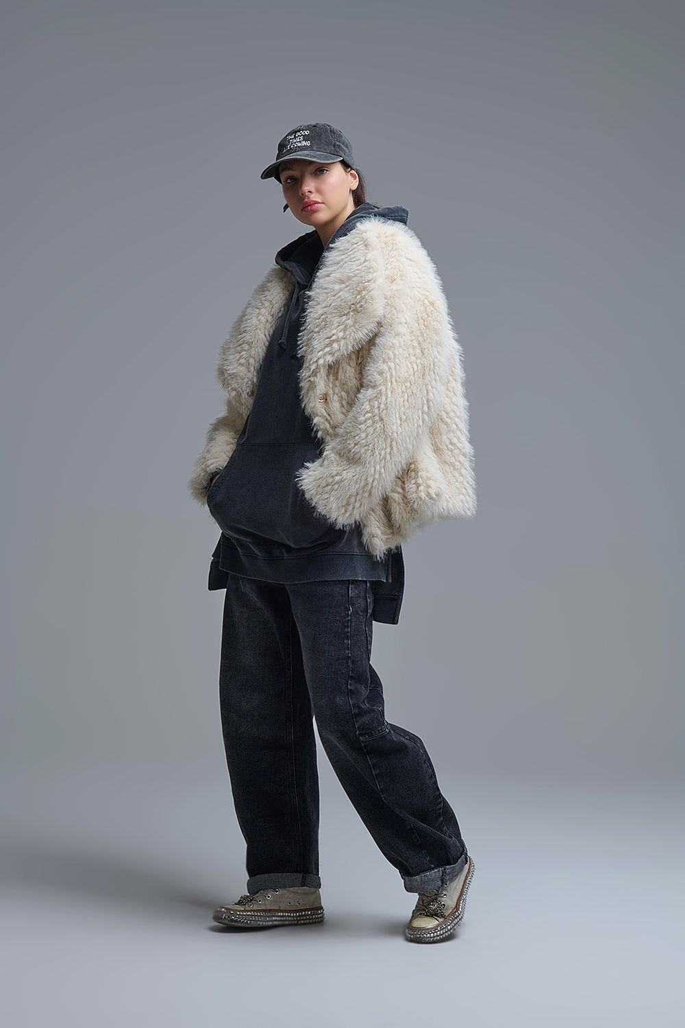 The Cozy Cream Faux Fur Jacket