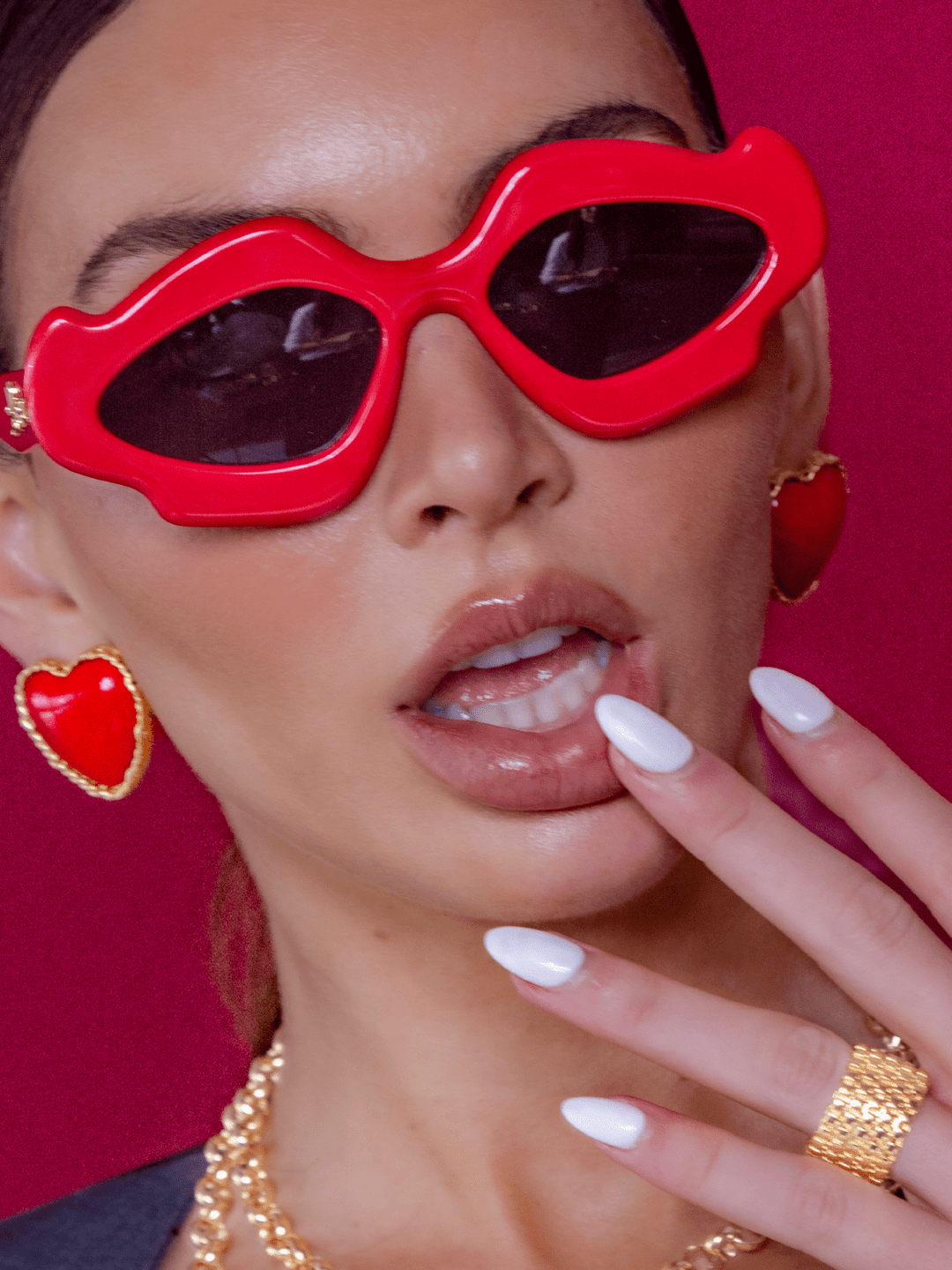 Emma Pills | Red Hot Earrings