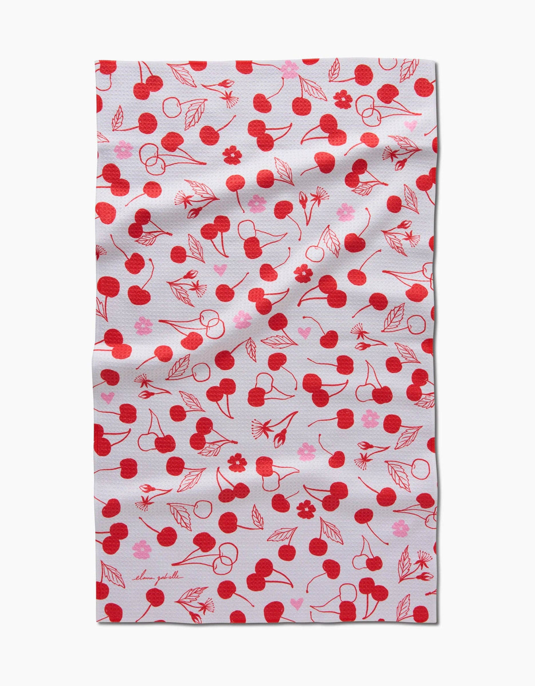 GEOMETRY | Cute Cherry Tea Towel