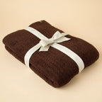 Marshmallow Rib Knit Blanket