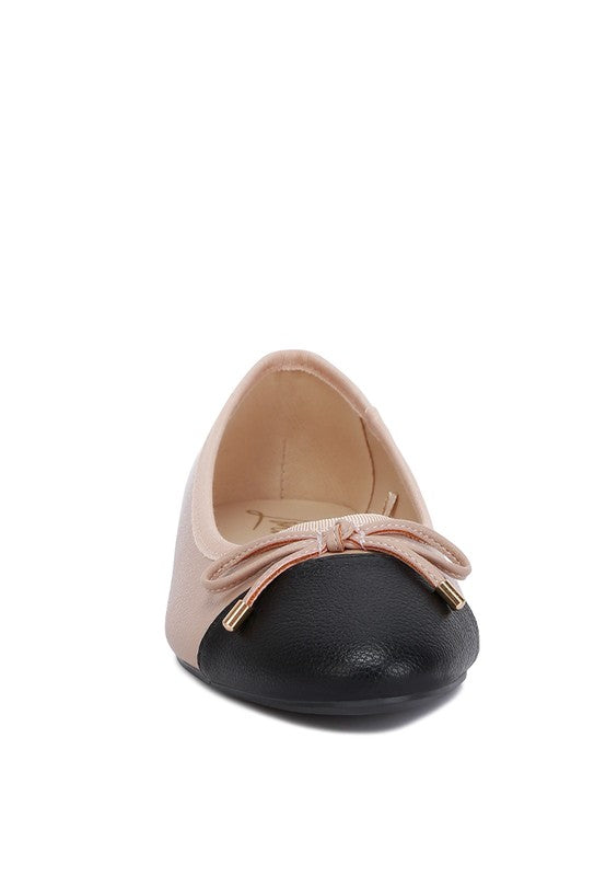 Milan Two Tone Ballet Flats