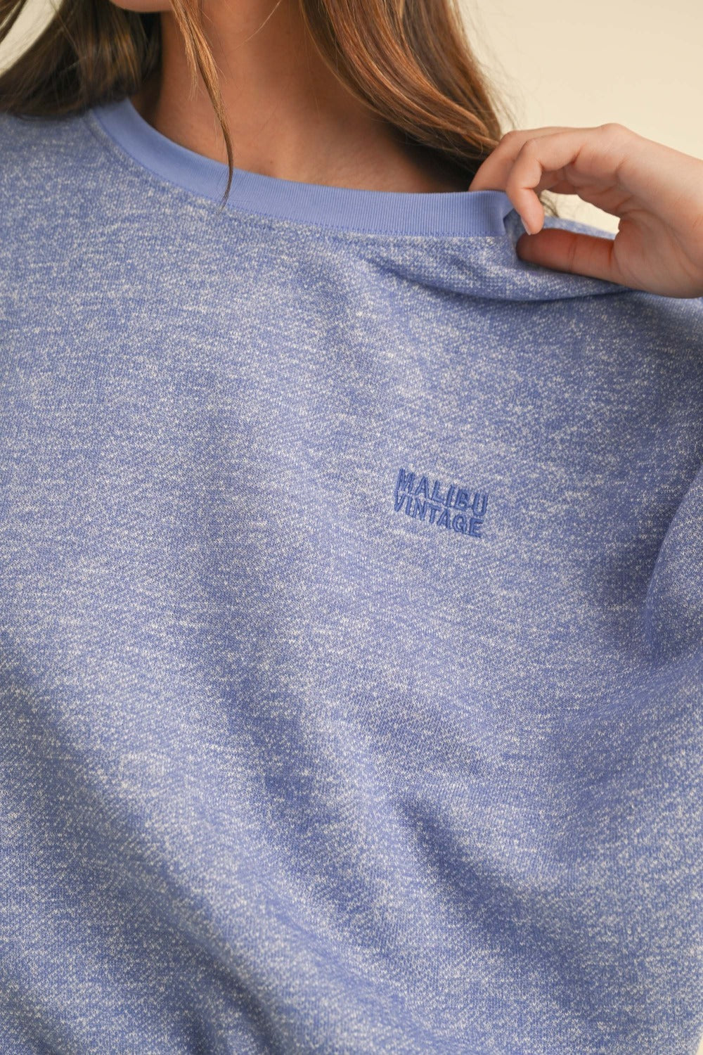 Malibu Vintage Sweatshirt - Blue Purple