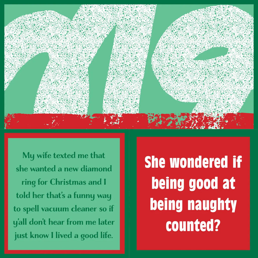 If Being Good at Being Naughty Counted Double-Sided Holiday Napkins