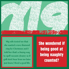 If Being Good at Being Naughty Counted Double-Sided Holiday Napkins