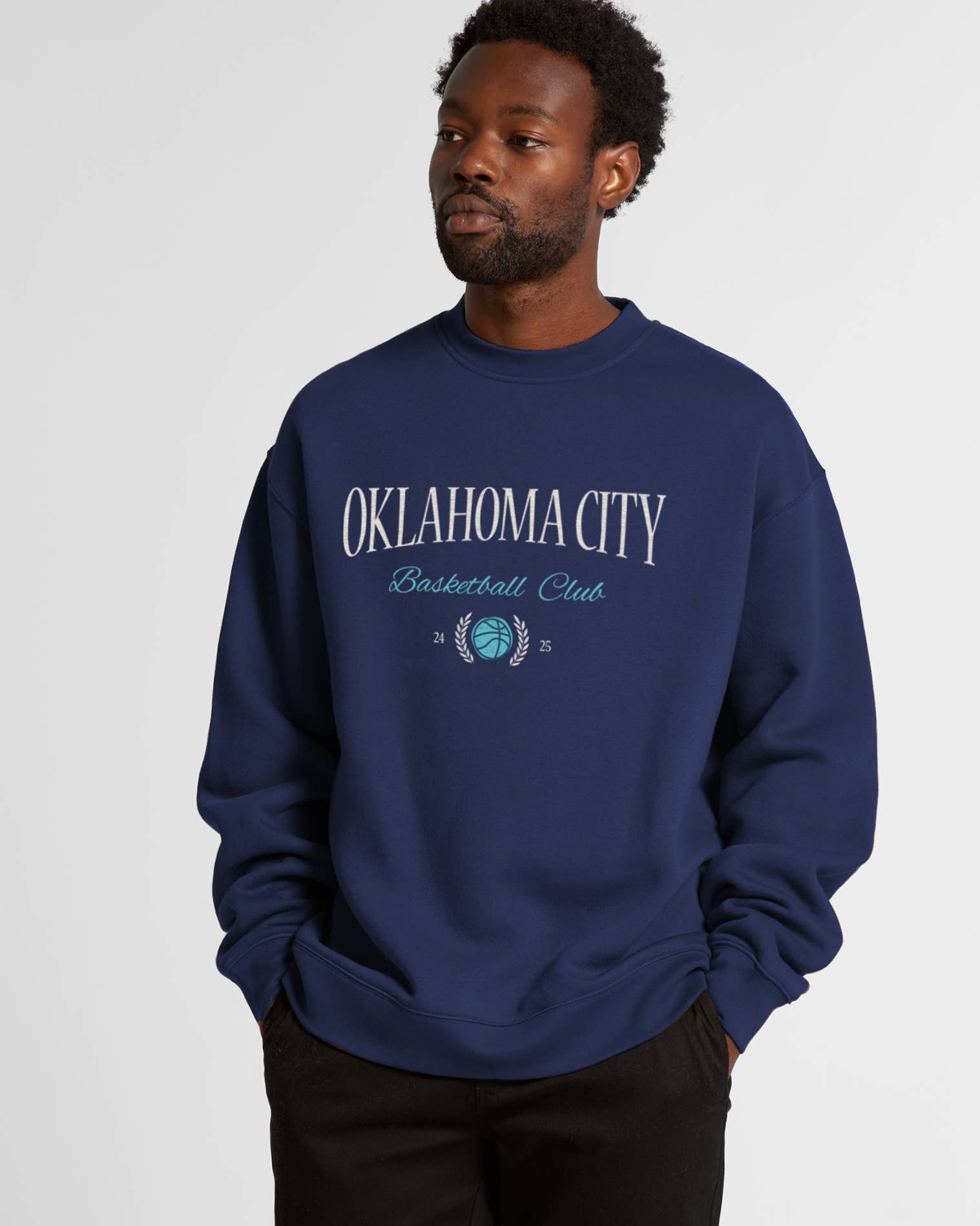 Oklahoma City Thunder Basketball Club Level Pullover Sweatshirt