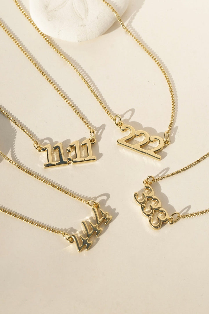 James Michelle: Angel Numbers Necklace